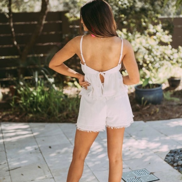 Le Lis white short set NWT from These Three Botique - Picture 6 of 7